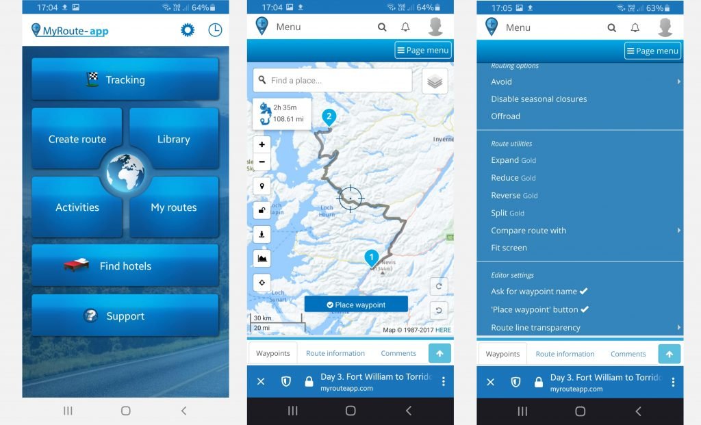 my route app - touring apps for bikers