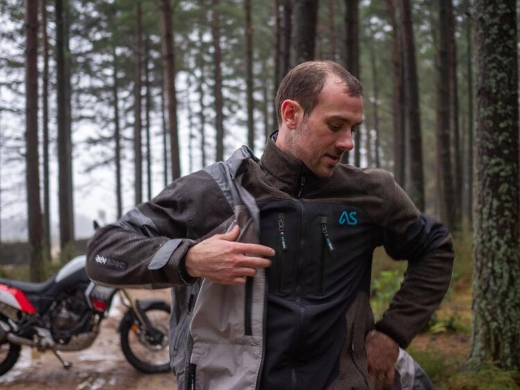 adventure spec linesman jacket - how to motorcycle camp