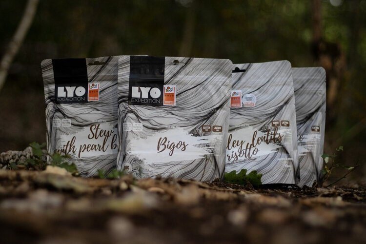 LYO dehydrated meals
