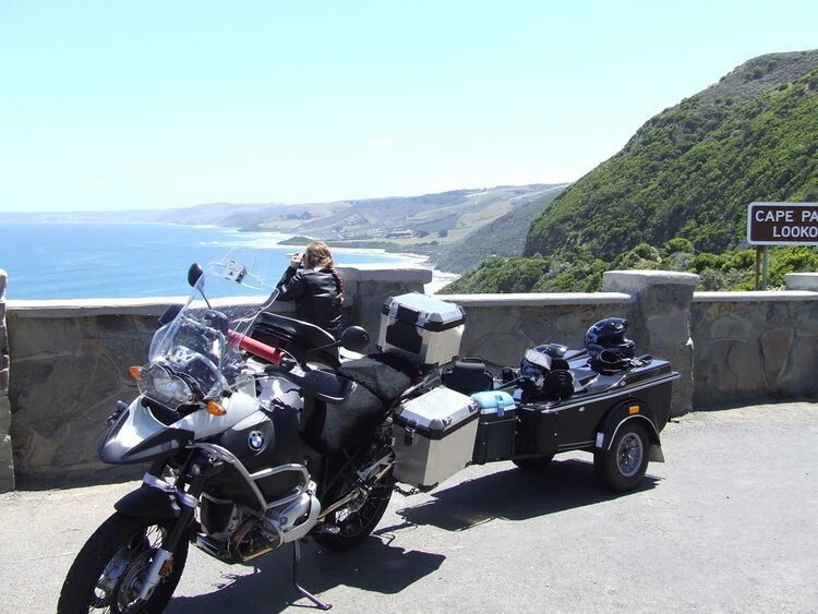 bmw gs with luggage