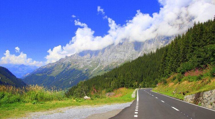 sustenpass in summer
