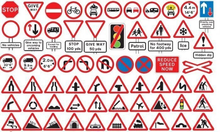 uk road signs - cornering a motorcycle
