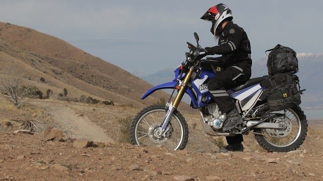 yamaha wr250 on trails
