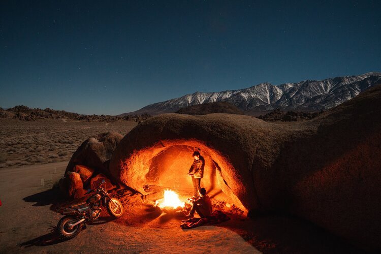 how to motorcycle camp 2 up