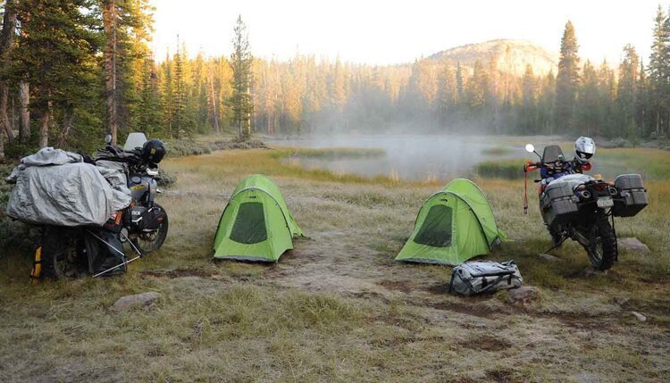 motorcycles and camping - riding motorcycles and mental health