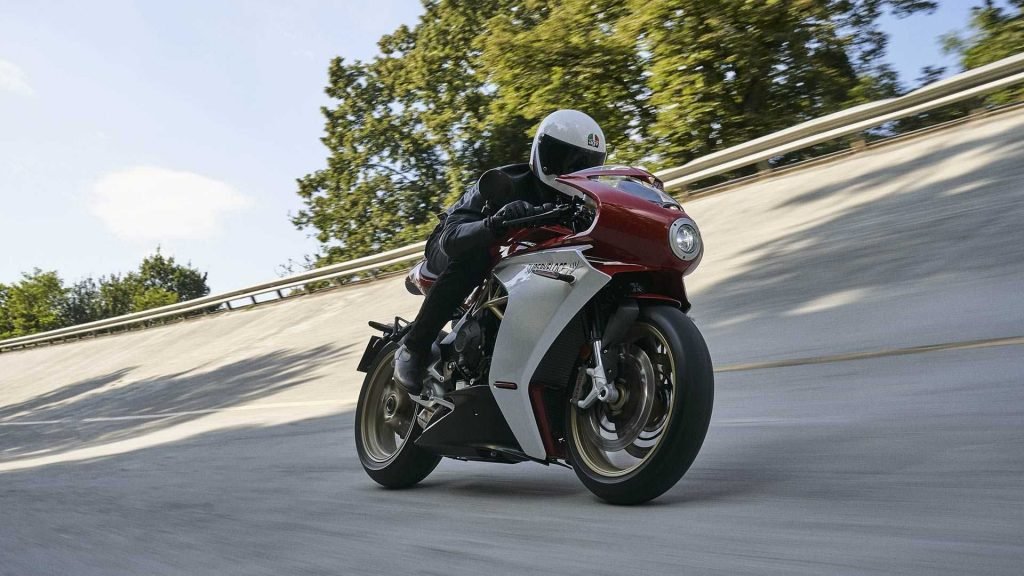 mv agusta - touring on a sports bike