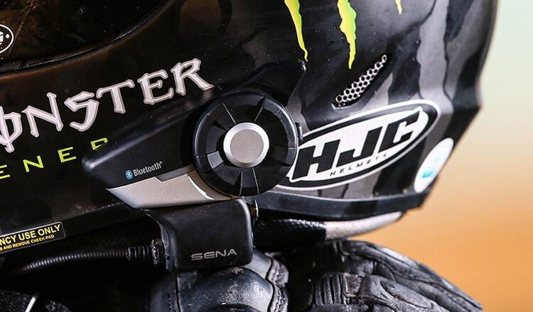 sena intercom and helmet