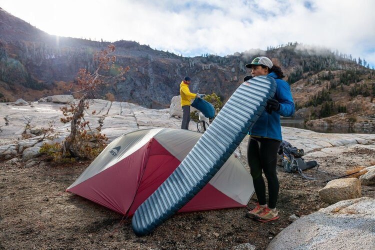inflatable air mattress - sleeping mats & pads for motorcycle camping