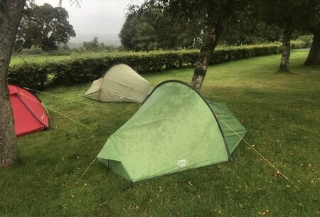 vango nevis 200 tent - how to motorcycle camp