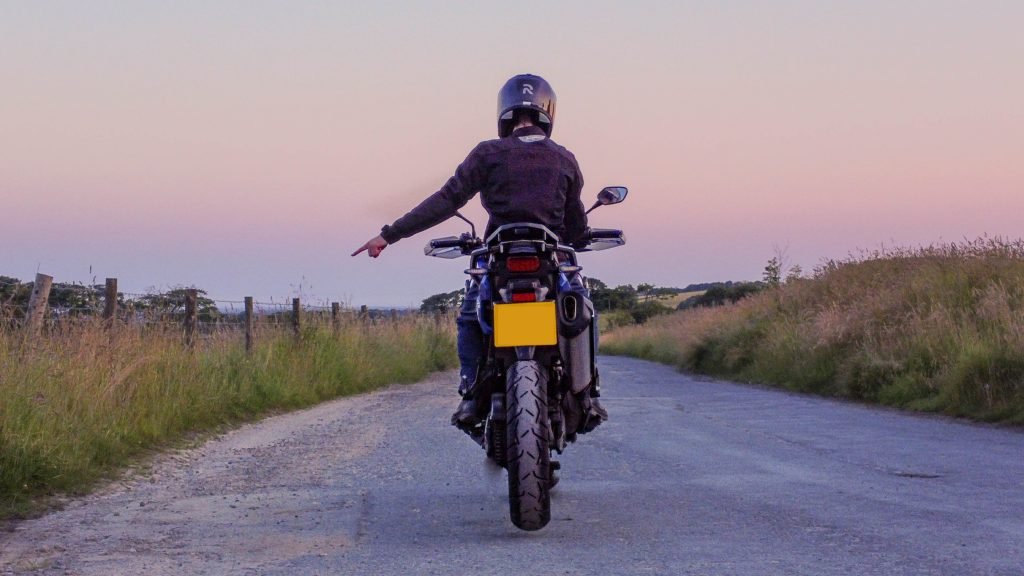 motorcyclist drop off