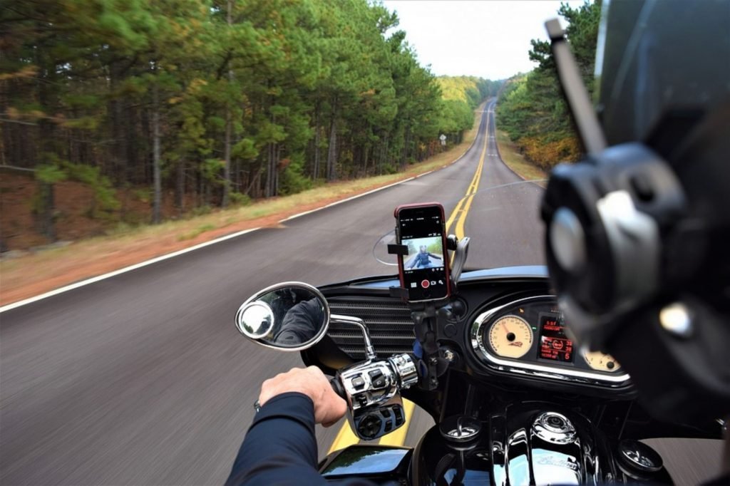 cruiser on highway - touring apps bikers