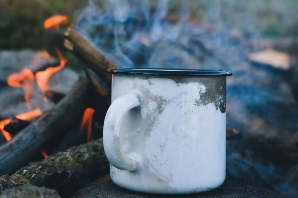 coffee from camping stove