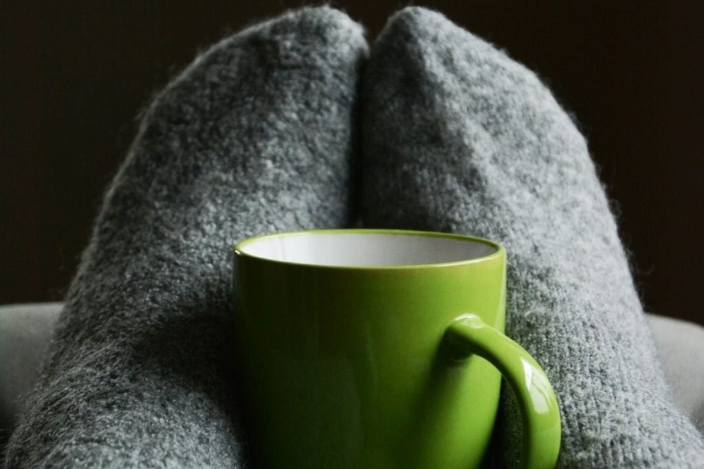 comfy socks and coffee - non-motorcycling items