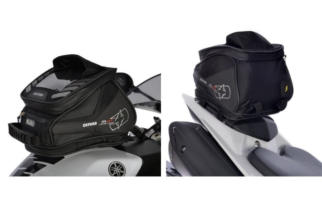 bike bag on tank and tail