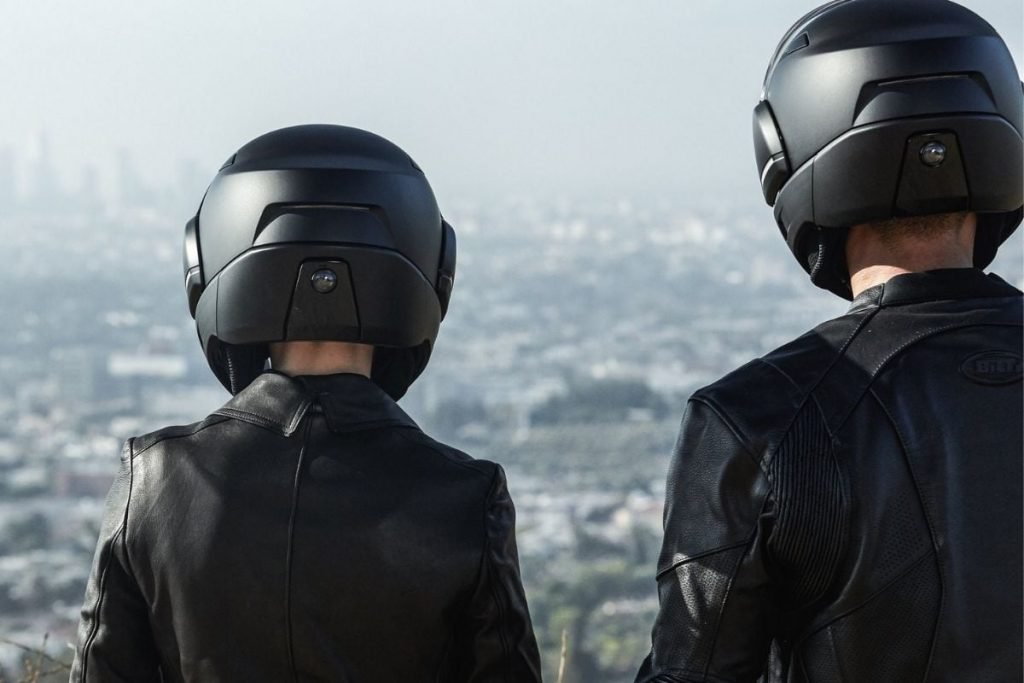 man and woman wearing x1