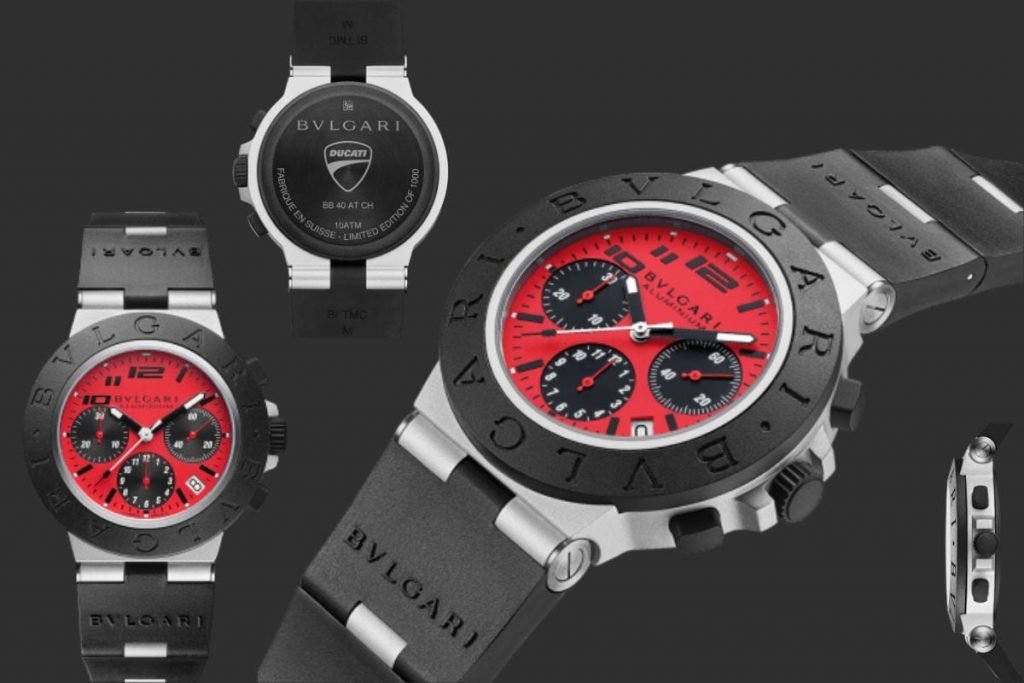 Bulgari Aluminum Ducati Special Edition Chronograph - motorcycle watches
