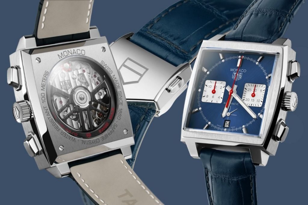 Tag Heuer Monaco, Steve McQueen - motorcycle watches