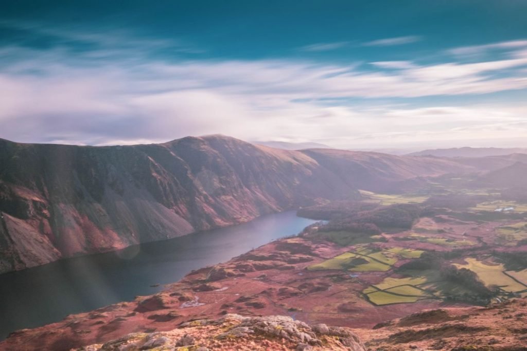 Motorcycling In The Lake District - wastwater from great gable