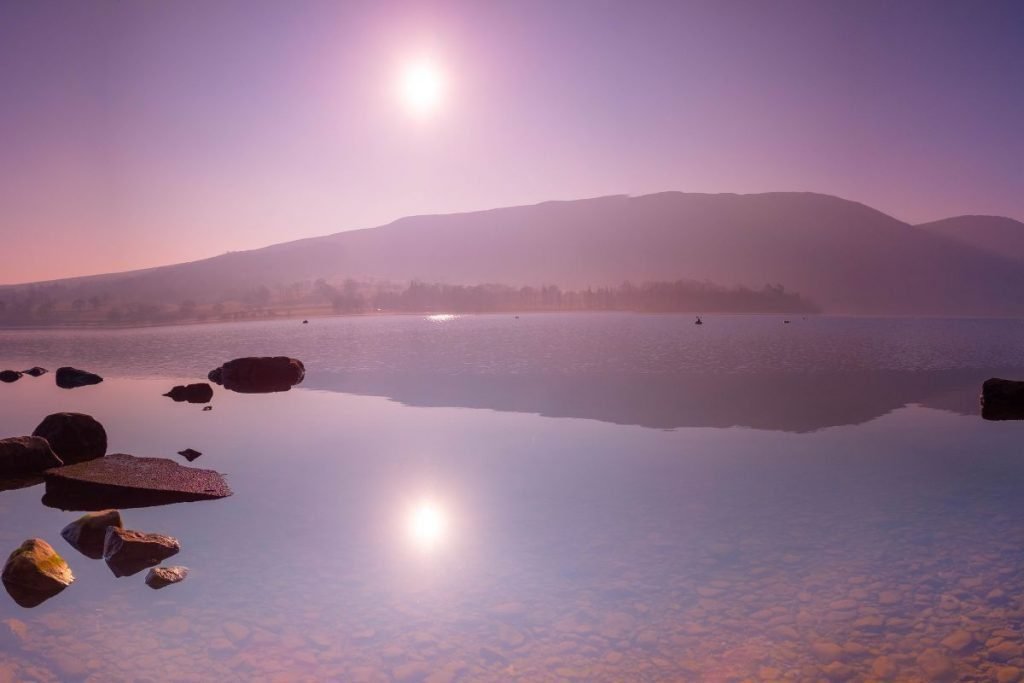 Motorcycling In The Lake District - isthmus bay