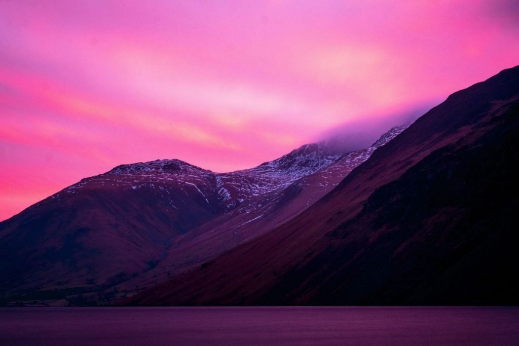 wastwater at sunset