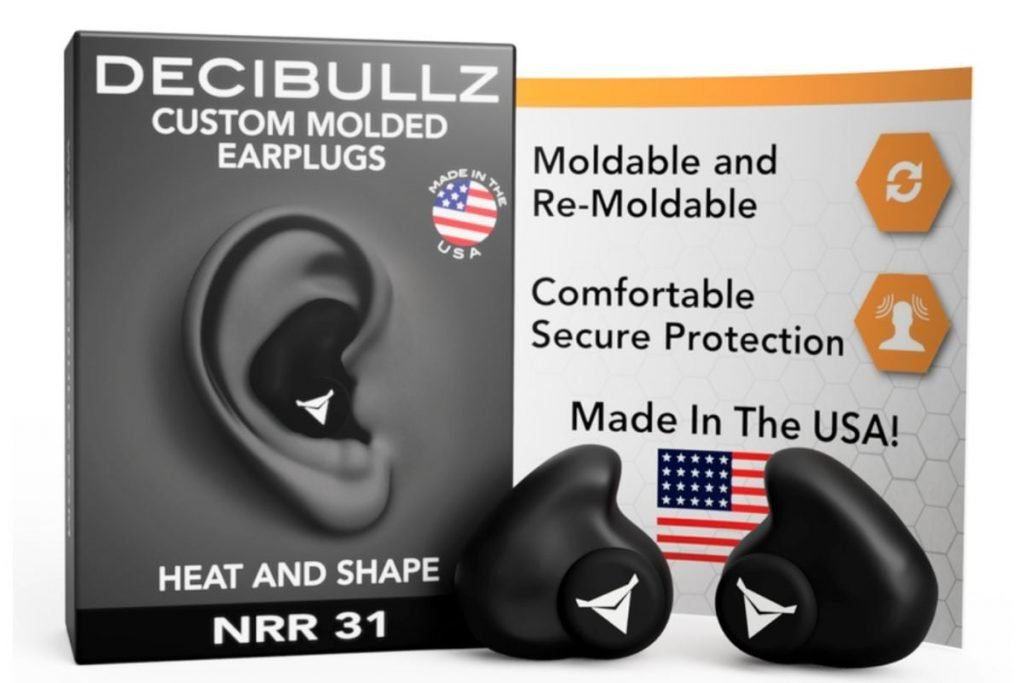 Decibullz motorcycle earplugs in the box