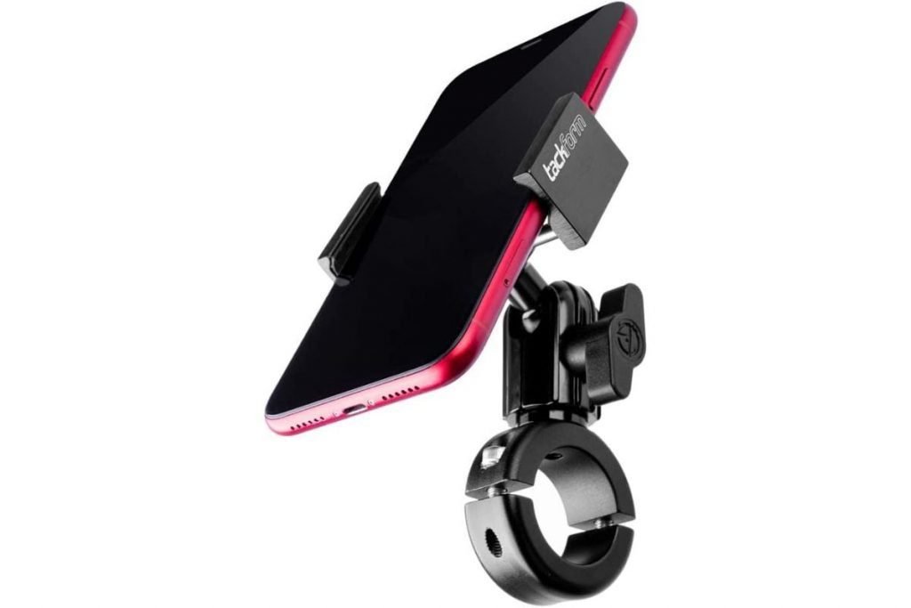 best motorcycle smartphone holders - tackform metal mount