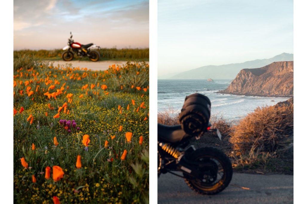 motorcycles and landscapes - focus - motorcycle photography tips