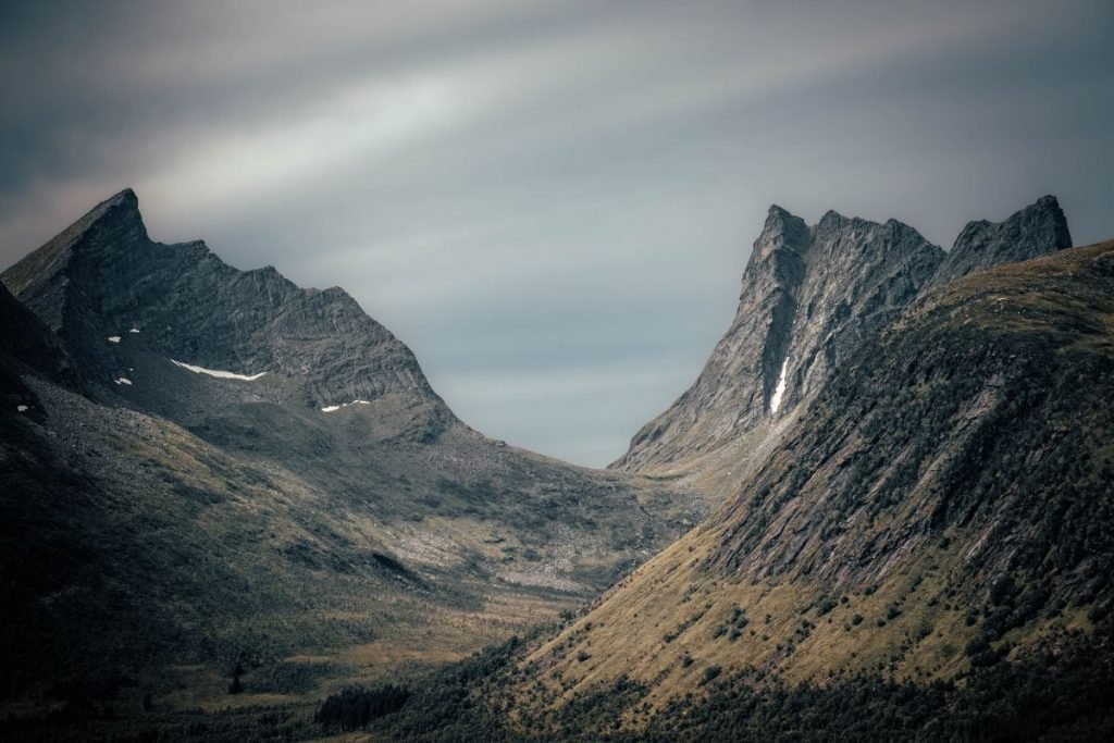 mountain landscape senja norway
