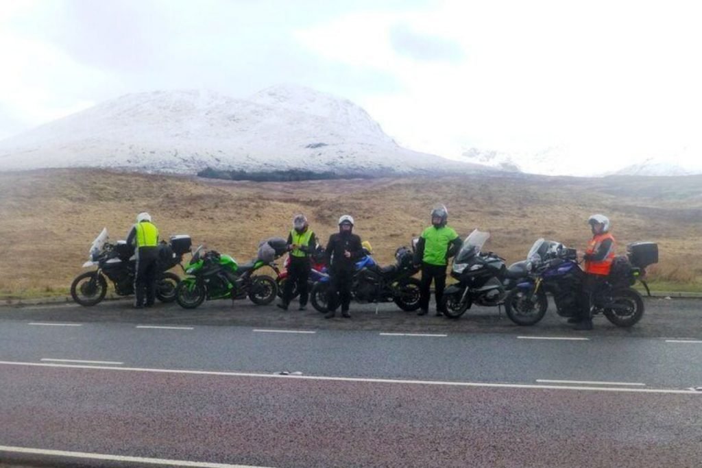 motorcyclists scotland nc500 - How To Ride A Motorcycle In Snow and Icy Conditions