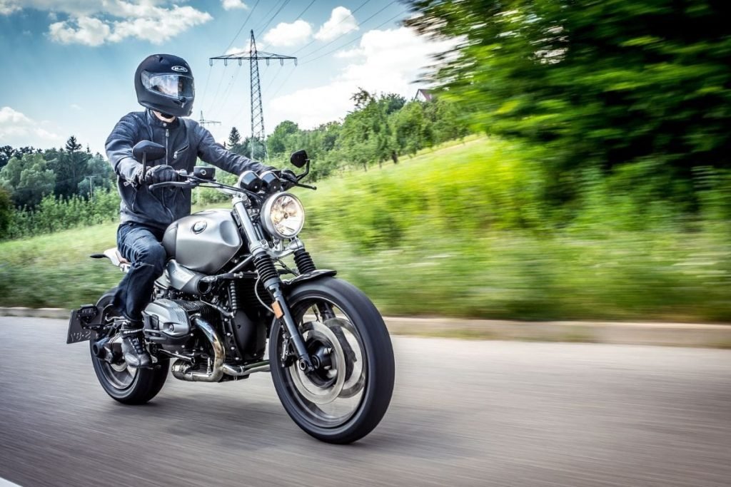 How To Ride A Motorcycle In Snow and Icy Conditions - biker on bmw
